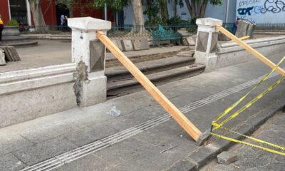 La acción forma parte del Programa de Recuperación del Centro Histórico; se busca prevenir riesgos a peatones.