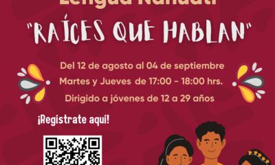 Inscríbete en el curso online y gratuito de lengua náhuatl para jóvenes de 12 a 29 años, del 12 de agosto al 4 de septiembre en Puebla.