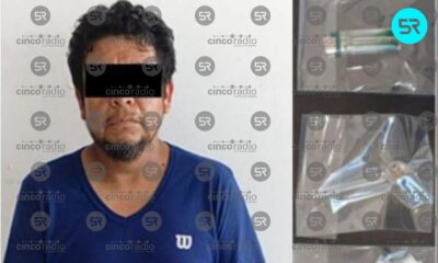 En operativo conjunto, detienen en Tehuacán a Daniel N., hallándole 21 dosis de presunto cristal en la colonia Moctezuma.