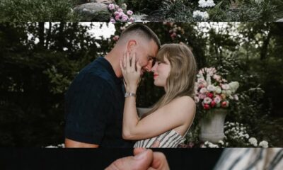 La cantante Taylor Swift y el jugador Travis Kelce confirman su compromiso en redes sociales, generando gran emoción entre sus seguidores.
