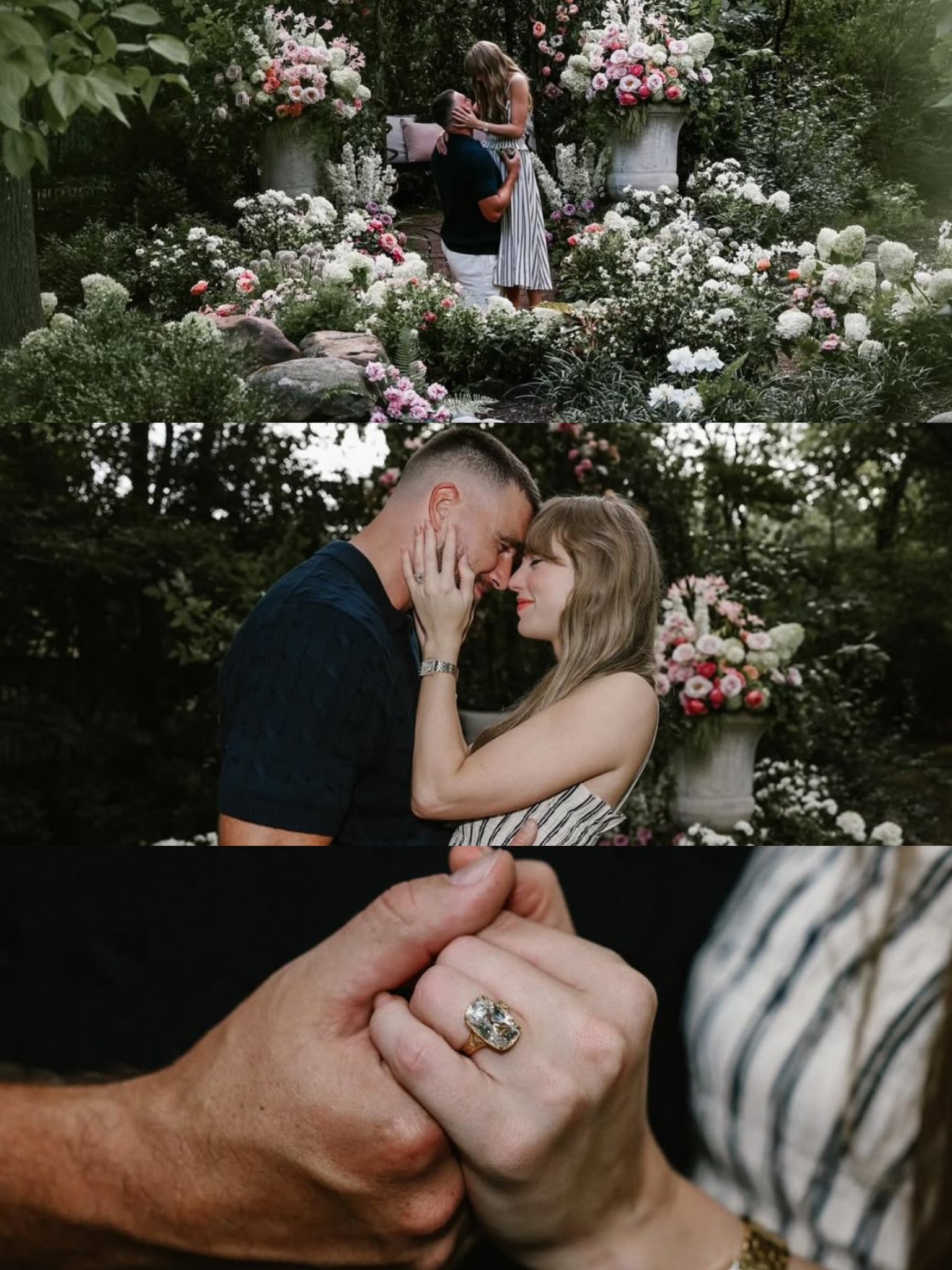 La cantante Taylor Swift y el jugador Travis Kelce confirman su compromiso en redes sociales, generando gran emoción entre sus seguidores.