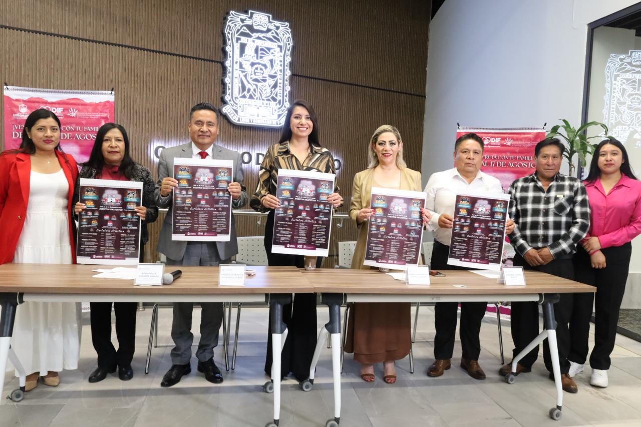 Tonantzin Fernández presentó la Feria de San Pedro Cholula 2025, que espera más de 100 mil asistentes y una derrama de 200 mdp, con artistas como Matute y Sonora Santanera.
