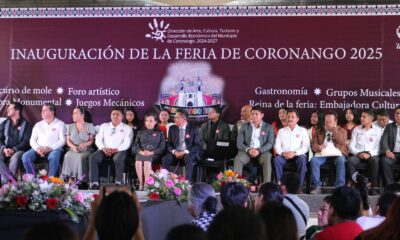 La Feria de Coronango 2025 inició con mole, danza y la coronación de Kenia Yolet Gil como Reina, Embajadora Cultural y Turística.