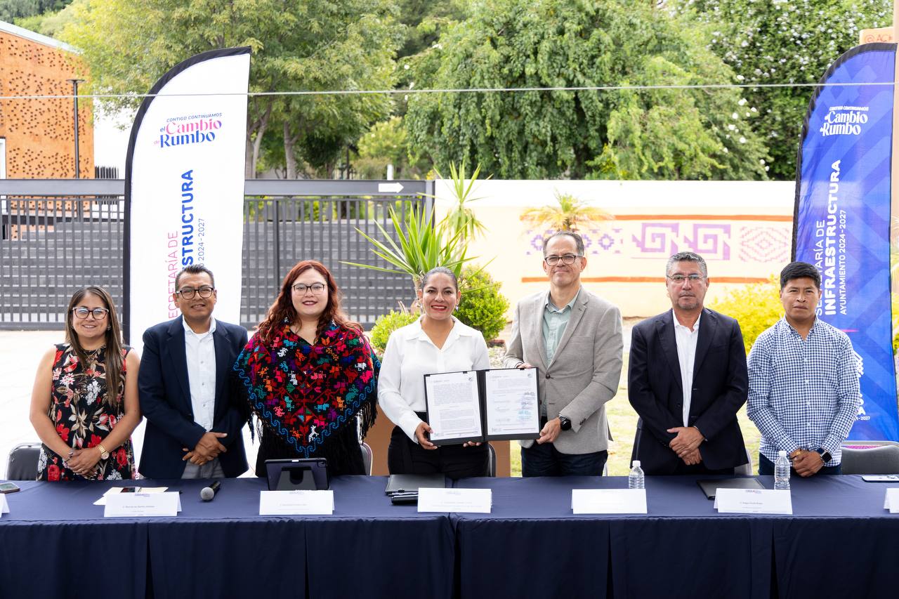 El Ayuntamiento de San Andrés Cholula firma convenio con INAH y Cultura Estatal para preservar la zona arqueológica y su valor histórico.