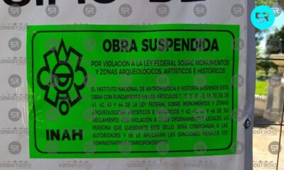 INAH suspende remodelación del Parque Juárez en Tehuacán por irregularidades legales