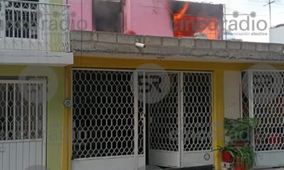 Sofocan incendio en vivienda del Fraccionamiento Maravillas