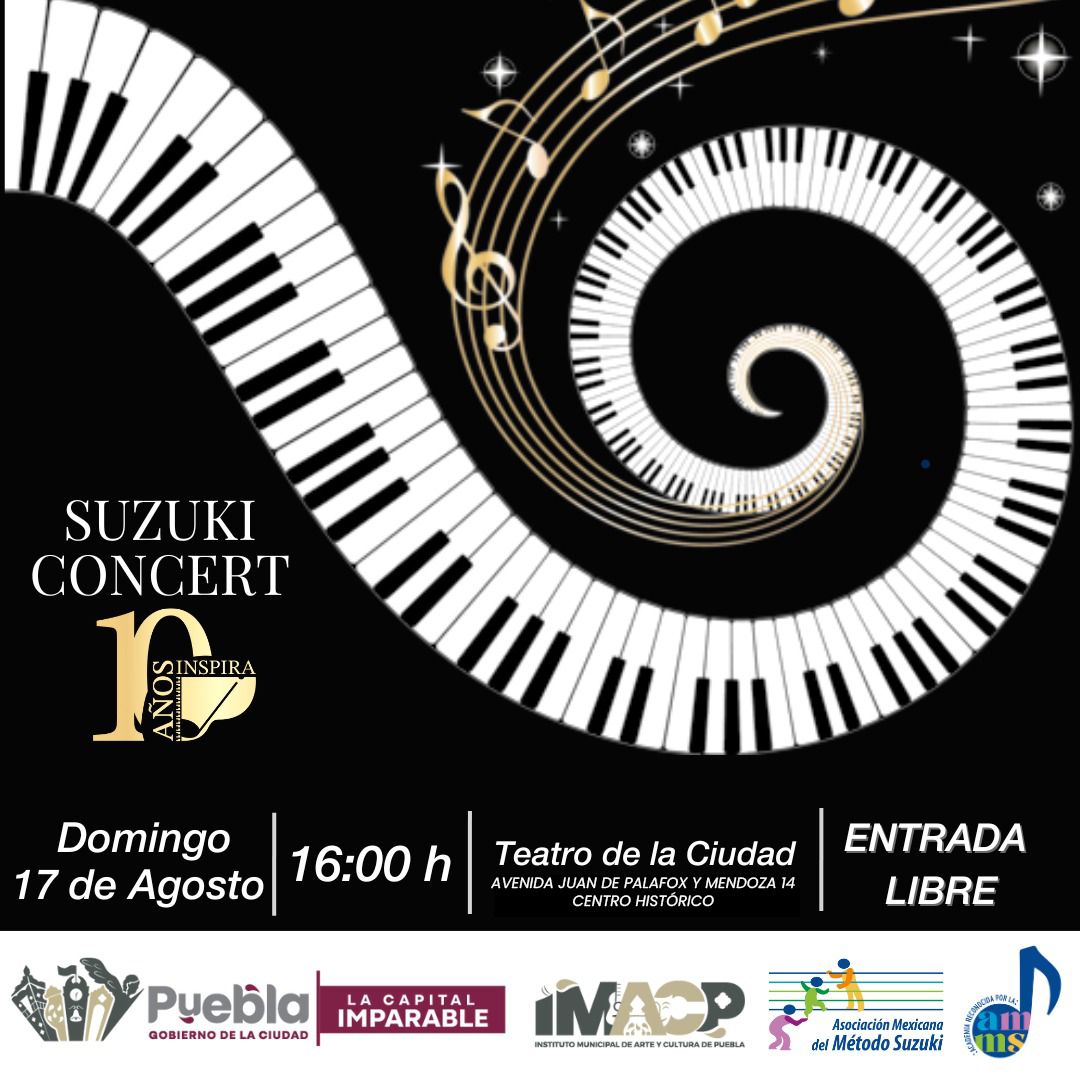 Suzuki Concert celebra 10 años de música en Puebla