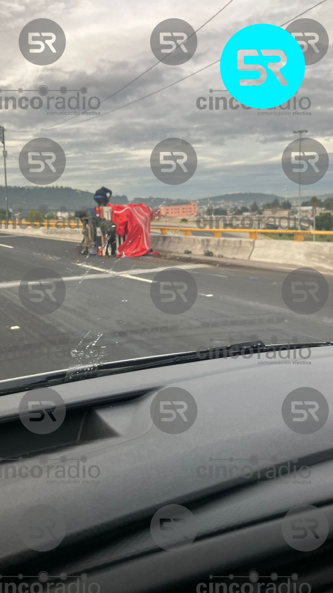 Camioneta que transportaba árboles frutales volcó en Periférico Ecológico rumbo a Atlixco; el conductor perdió el control al esquivar a otro auto. Camioneta que transportaba árboles frutales volcó en Periférico Ecológico rumbo a Atlixco; el conductor perdió el control al esquivar a otro auto.