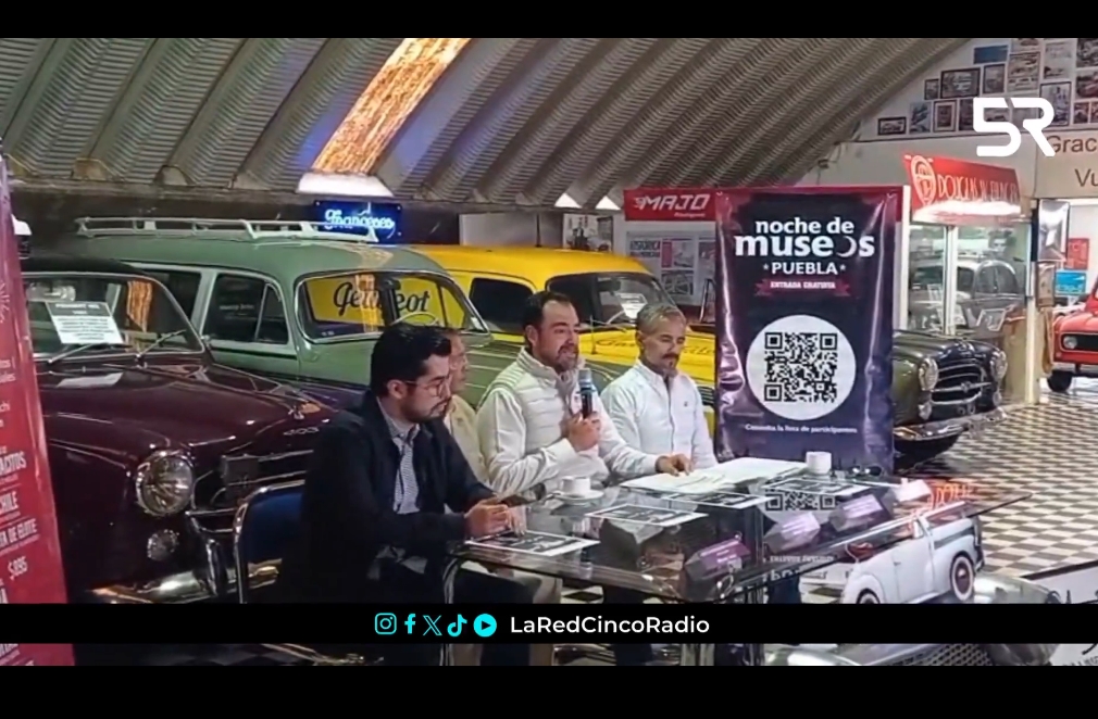 La 8ª Noche de Museos se realizará el 13 de septiembre en Puebla para celebrar el 11° aniversario del Museo del Automóvil, con 28 recintos y promociones.