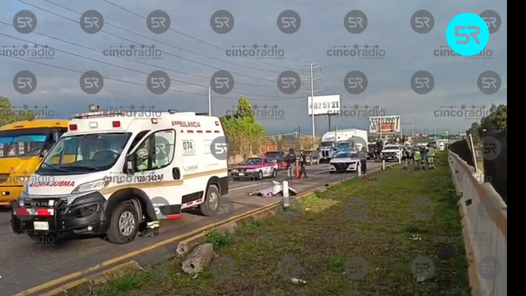 Muere motociclista tras accidente en la Autopista México-Puebla