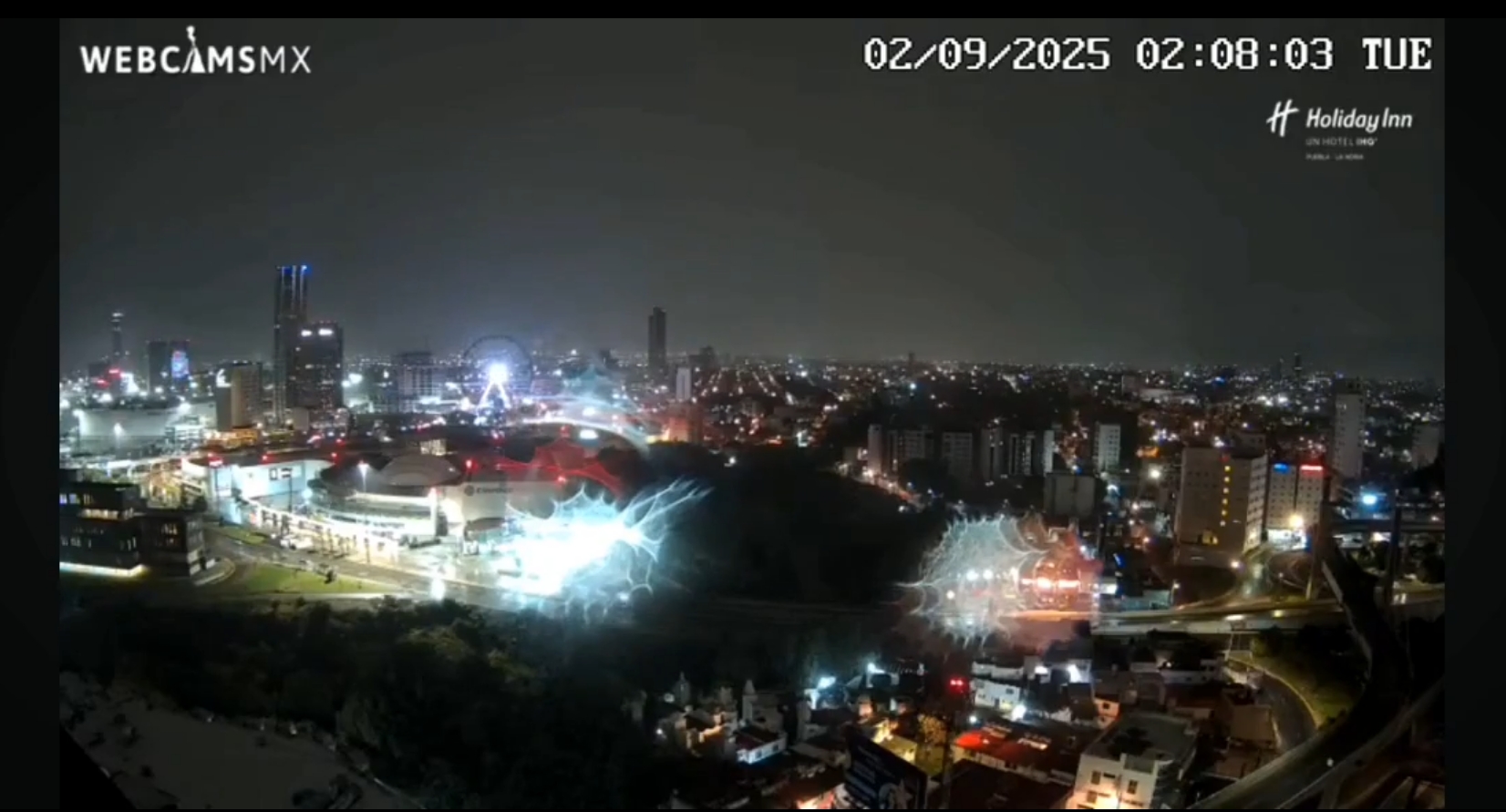 ¡Cimbró Puebla! Trueno sacude la madrugada del 2 de septiembre