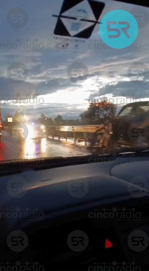 Accidente en la Amozoc-Perote genera afectaciones viales
