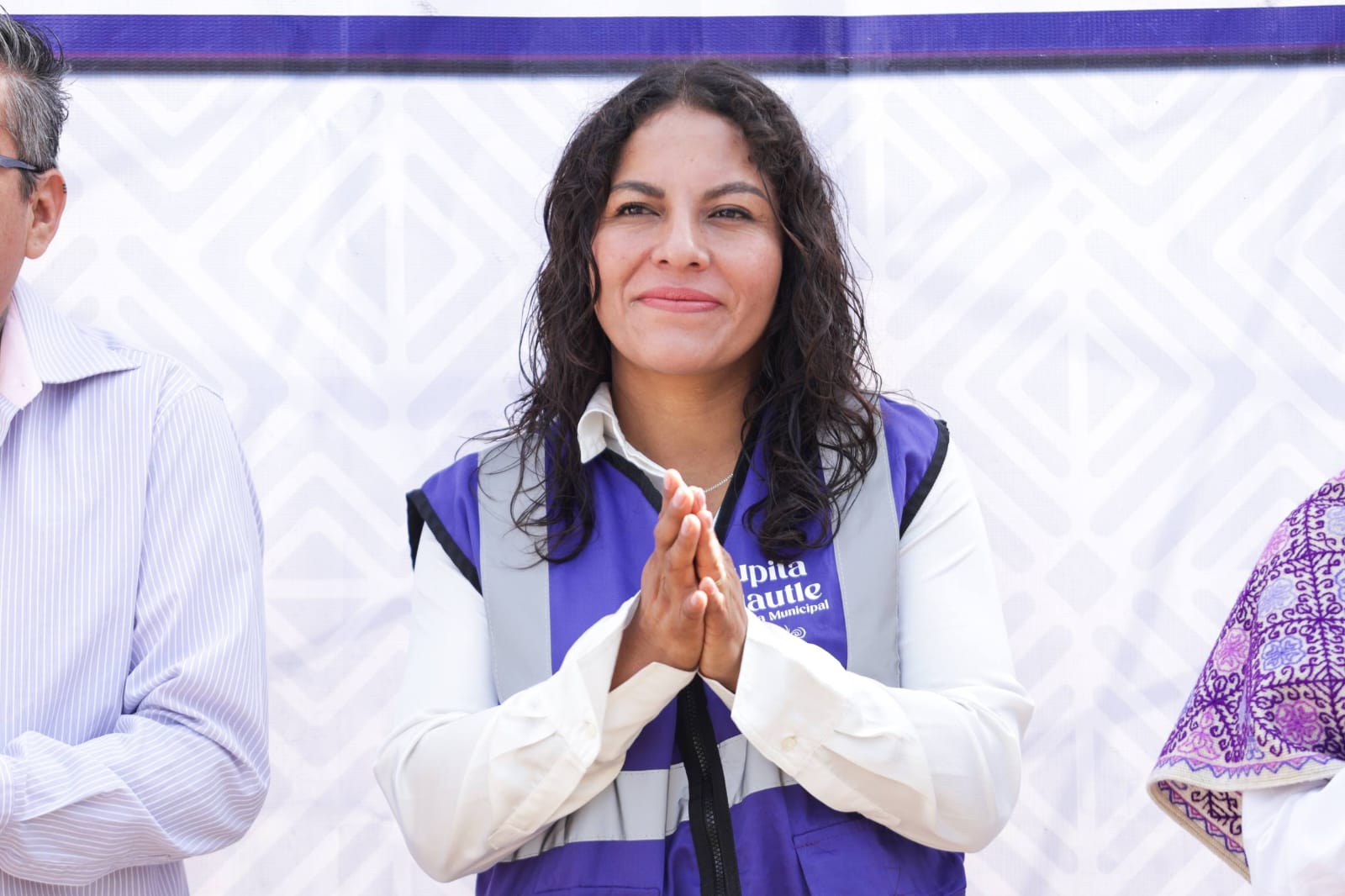Lupita Cuautle suma octava Apropiación Violeta en San Andrés Cholula