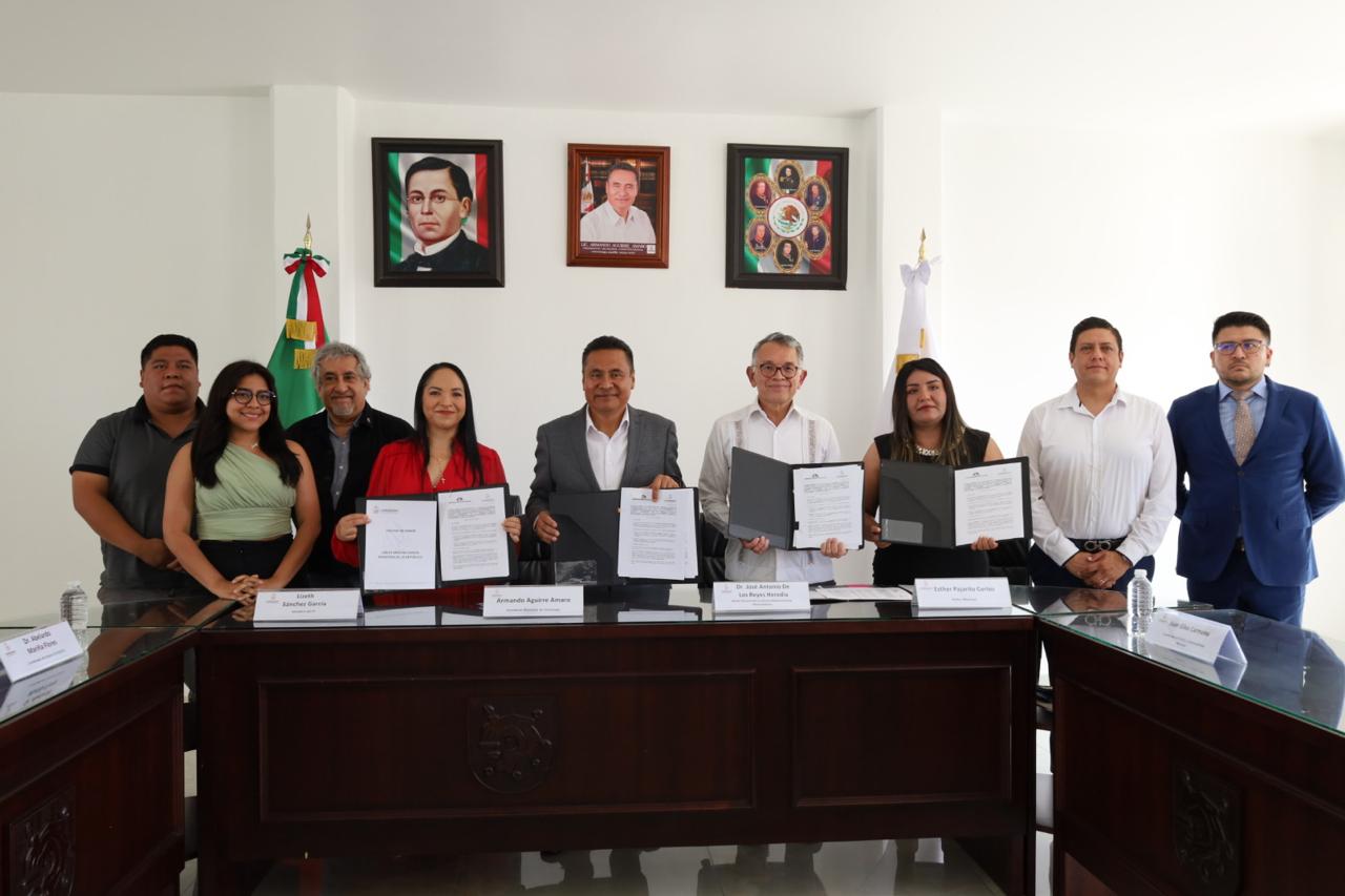 Acuerdo permitirá fortalecer la formación, investigación y proyectos sociales para estudiantes del municipio.