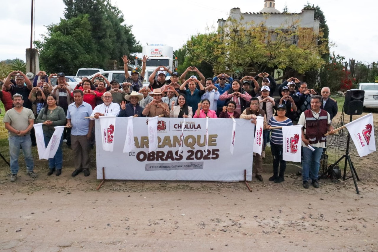 Tonantzin Fernández dio el banderazo a dos proyectos clave: rehabilitación de la calle Cholula y sustitución de drenaje en Tepalcatepec.
