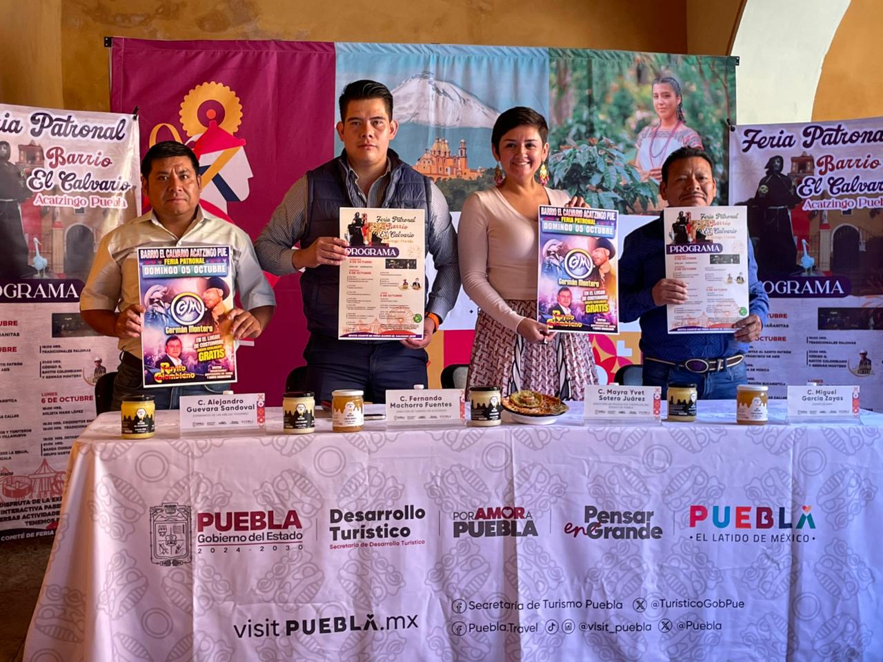Feria Patronal Barrio El Calvario 2025 en Acatzingo espera miles de visitantes