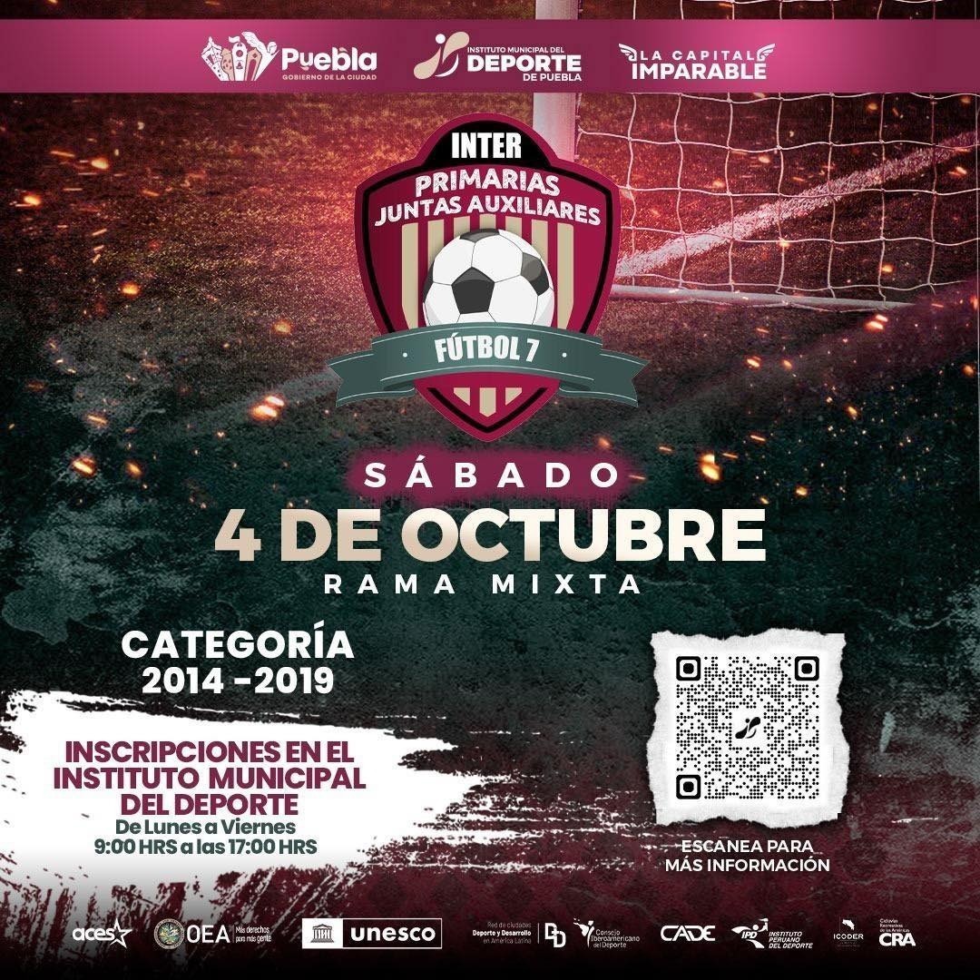 Último día para inscribirse en el Torneo Interprimarias de Fútbol 7