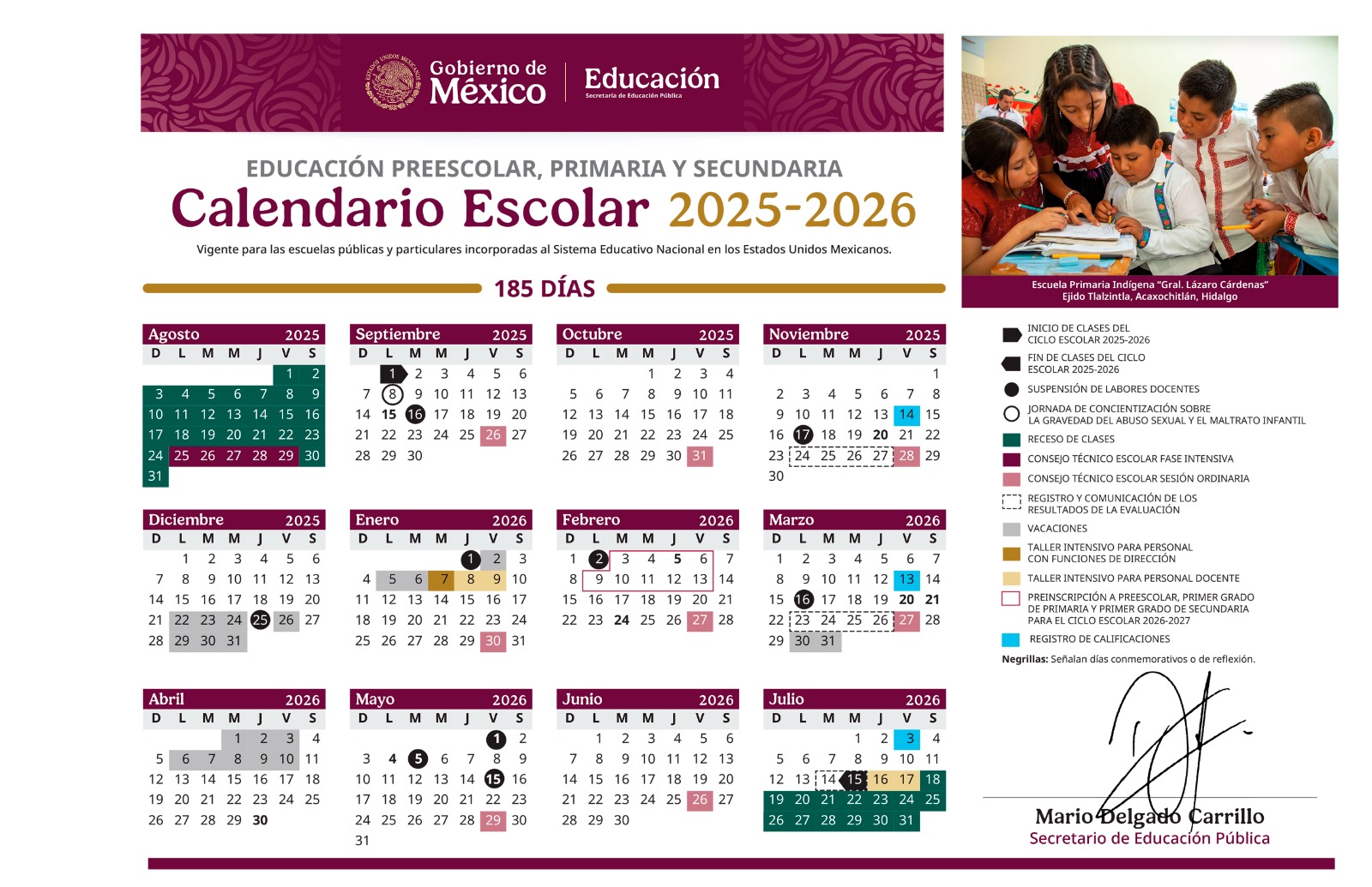 La SEP informa que el lunes 15 de septiembre habrá actividades escolares normales; el martes 16 se suspenden clases y se reanudan el miércoles 17.