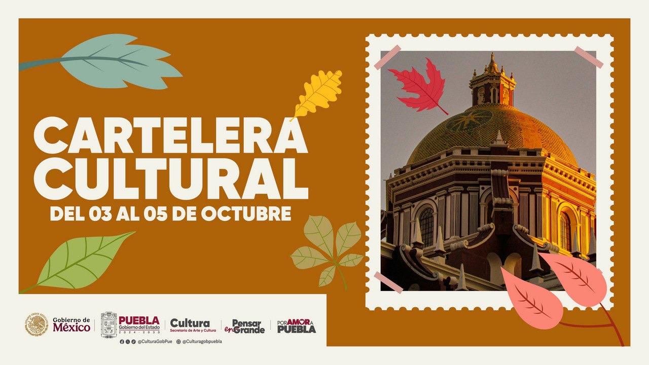 Este fin de semana disfruta el Cine Fest, el 3er aniversario de Tierra Mestiza y el festival “La Cultura nos Une” en Puebla. Entrada libre.