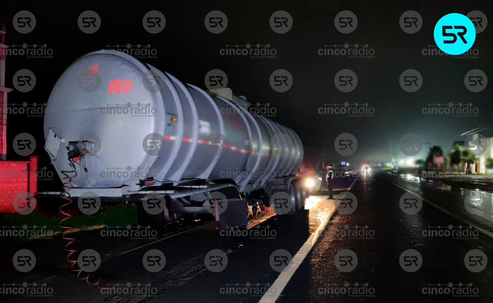 Guardia Nacional decomisó una pipa con más de 40 mil litros de combustible ilícito en la carretera México–Veracruz, tramo Zacatepec; quedó a disposición del MP Federal.