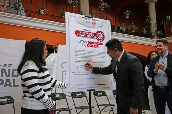 El alcalde Omar Muñoz firmó un convenio con la A.C. “Corazón Urbano” para mejorar la imagen urbana con apoyo de la SECTUR y COMEX.