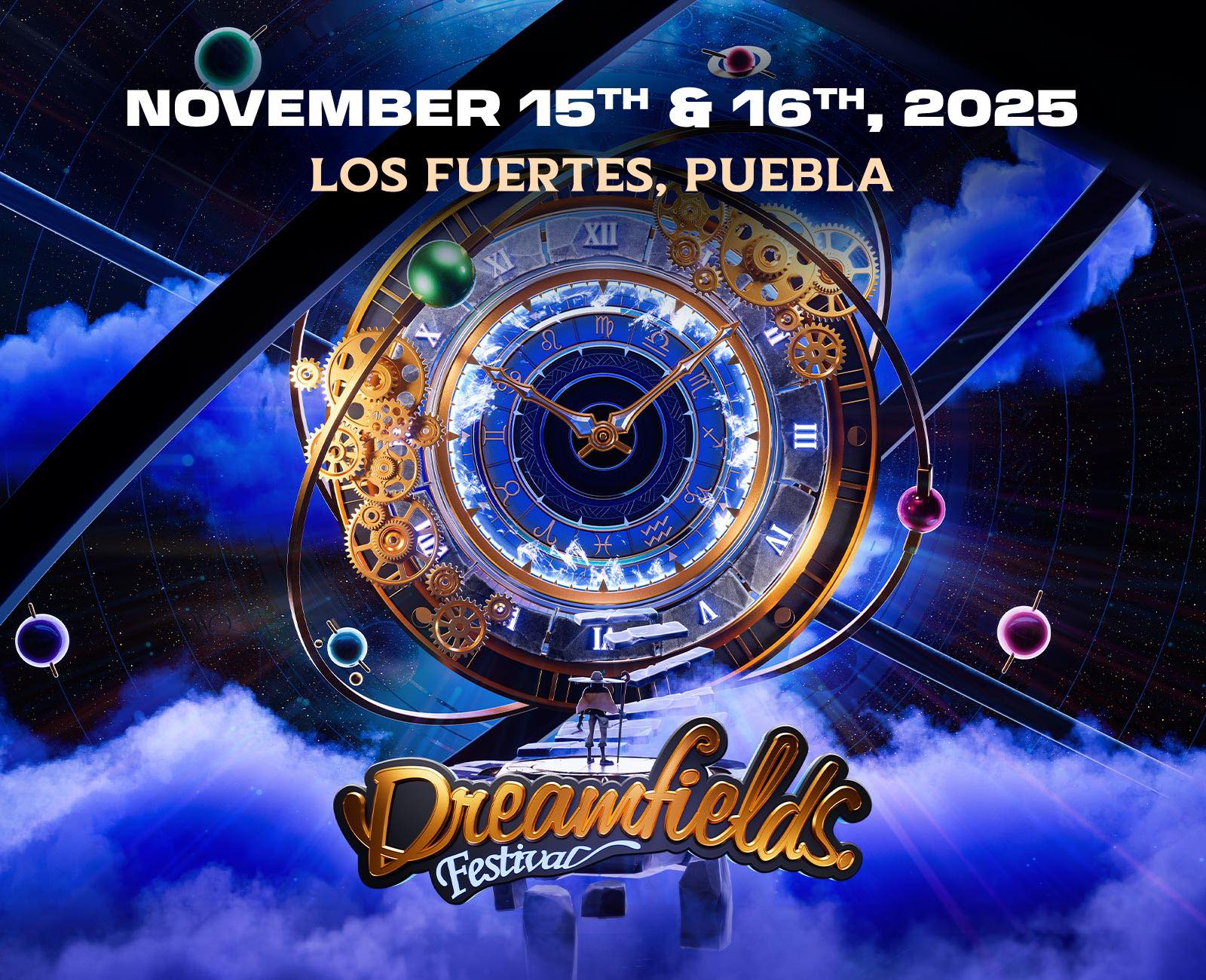 El festival internacional de música electrónica llegará por primera vez a Los Fuertes el 15 y 16 de noviembre con más de 120 artistas y una producción de nivel mundial.