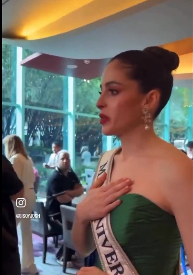 Miss Universo reacciona al incidente entre Miss México Fátima Bosch y Nawat Itsaragrisil