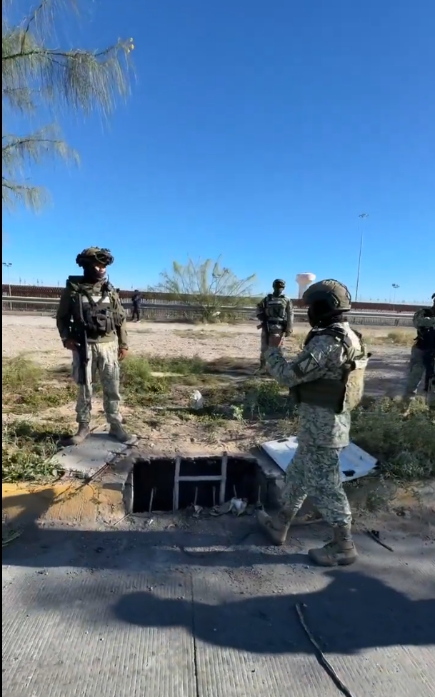 Ejército mexicano investiga posible túnel en la frontera entre Ciudad Juárez y El Paso