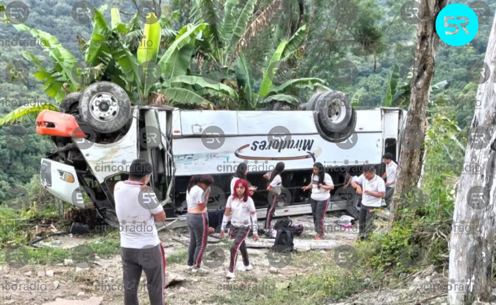 El camión de la línea Miradores perdió los frenos en la ruta Palmarejo–Palmar Estación; una joven falleció y más de 25 alumnos resultaron heridos.