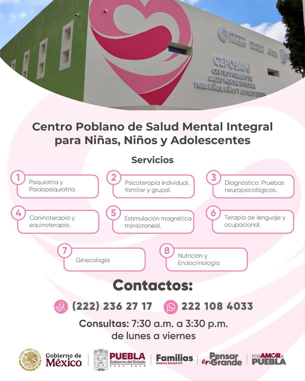 CEPOSAMI brinda atención integral en salud mental para niñas, niños y adolescentes