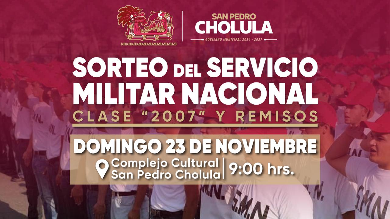 El Ayuntamiento llamó a los jóvenes de la clase 2007 al sorteo del SMN que se realizará el 23 de noviembre en el Complejo Cultural, con 166 convocados.