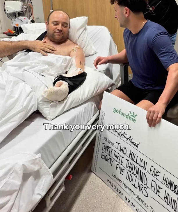 El civil que desarmó a un atacante en Bondi recibe millonaria donación ciudadana