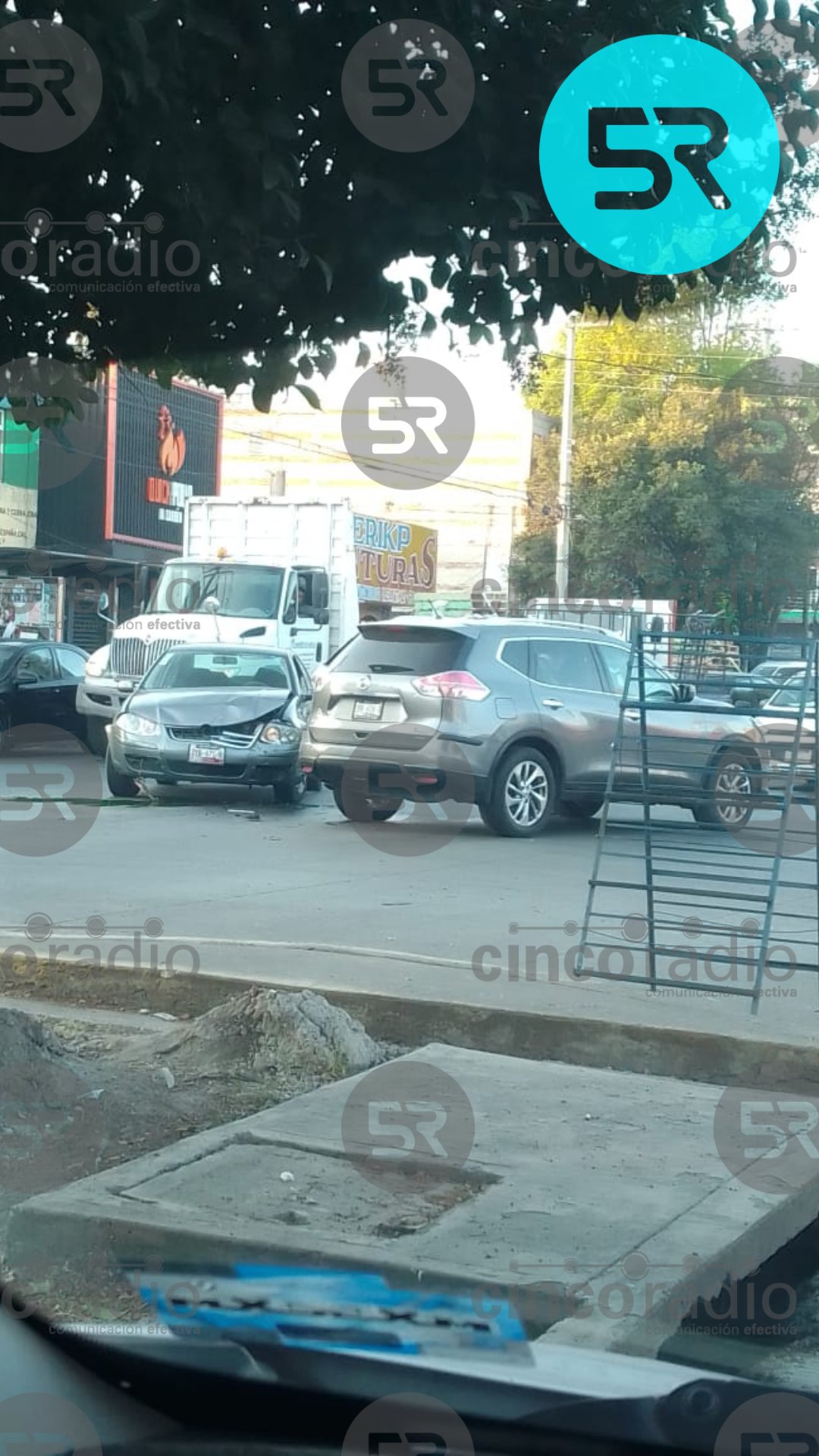 Choque en Bulevar Norte provoca caos vial esta mañana