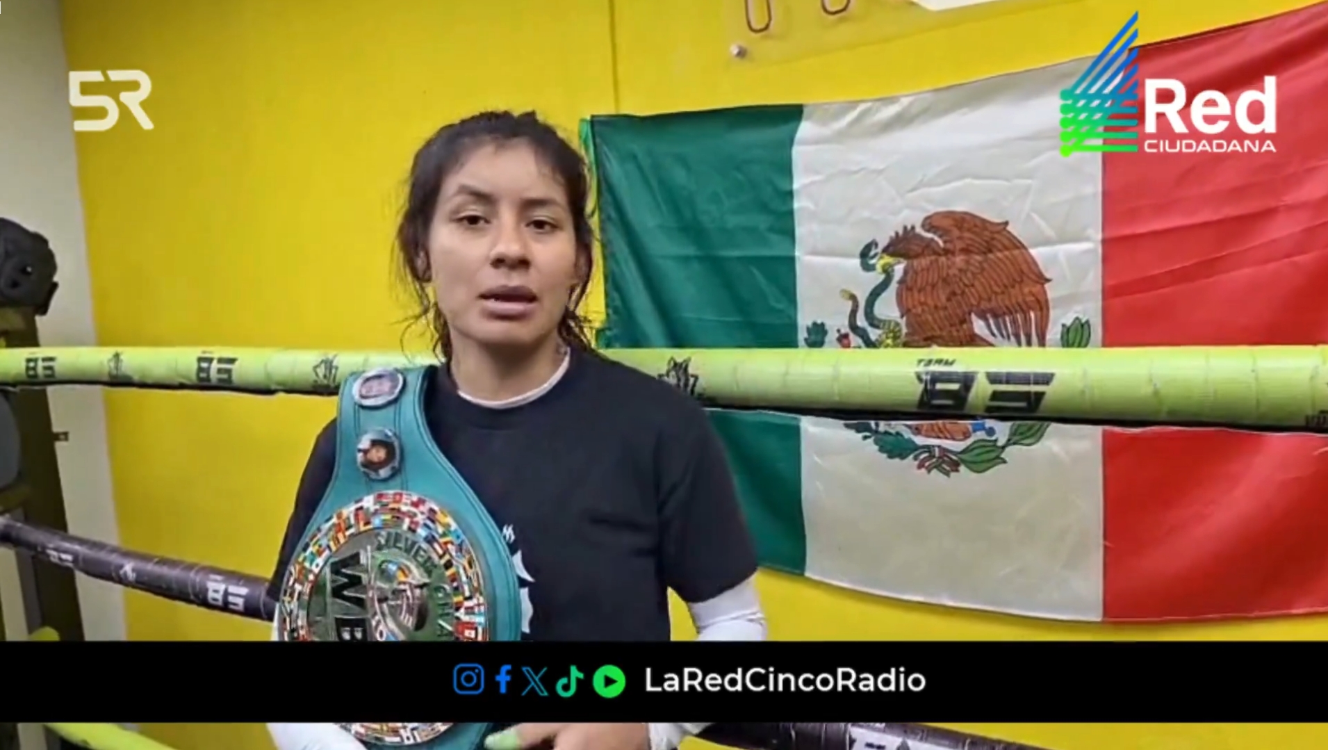 La secretaria Gabriela Sánchez anunció que pedirá licencia temporal para prepararse rumbo a su pelea del 28 de marzo.