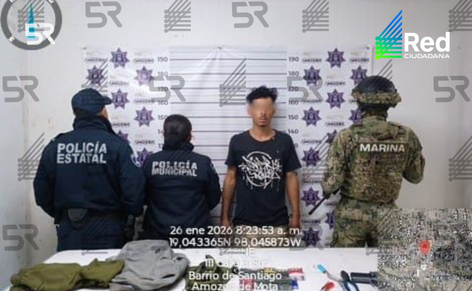 Detienen a joven por presunto robo con violencia a OXXO en Amozoc