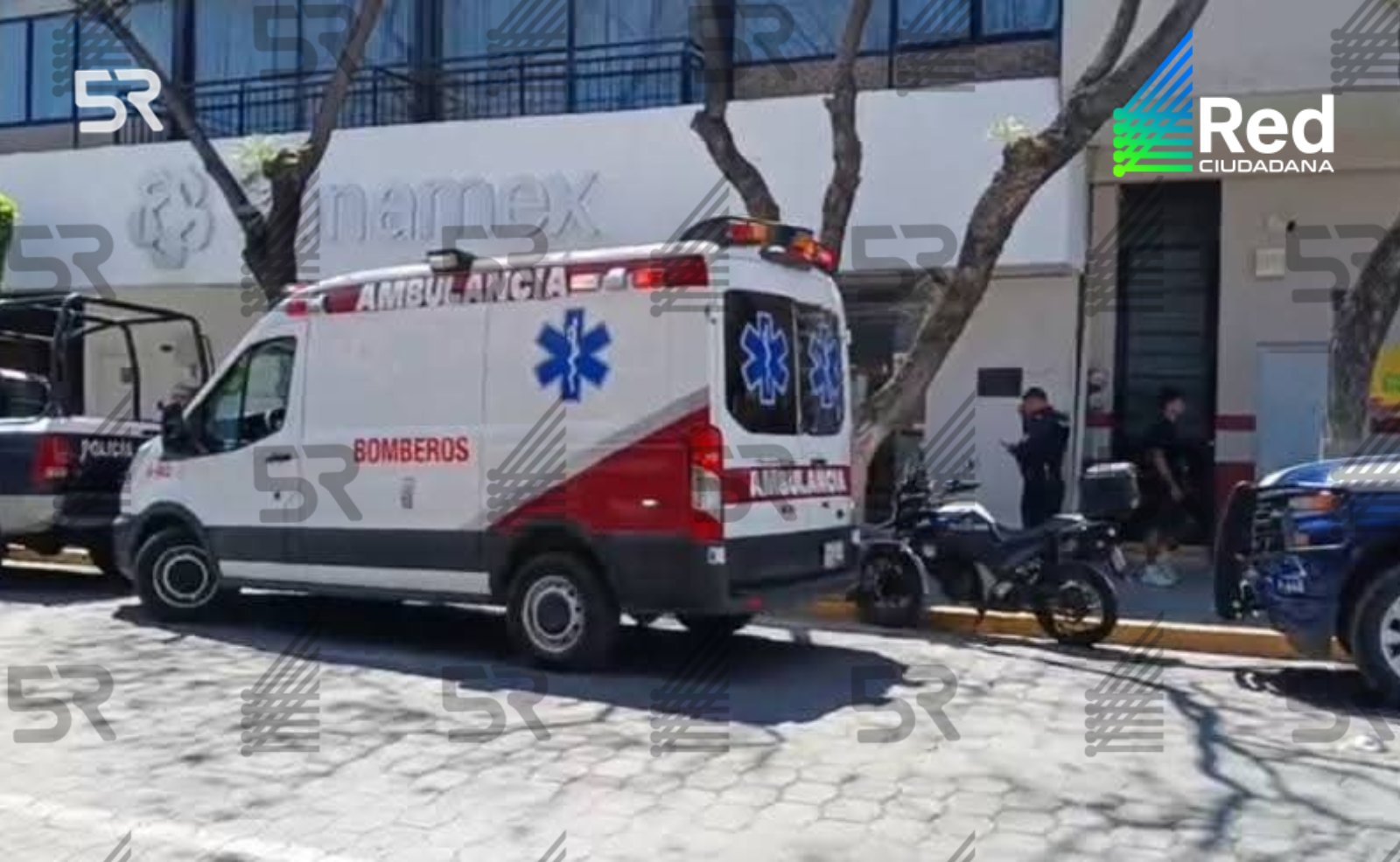 El incidente ocurrió tras la salida del banco, en la zona de Reforma Norte e Independencia; autoridades investigan los hechos